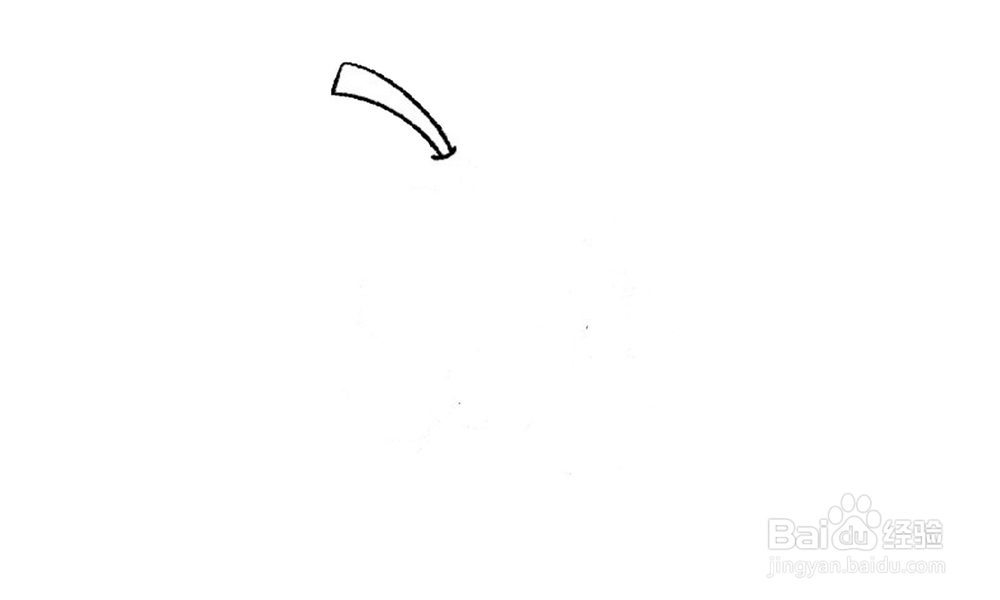 如何画出一个绿色草莓