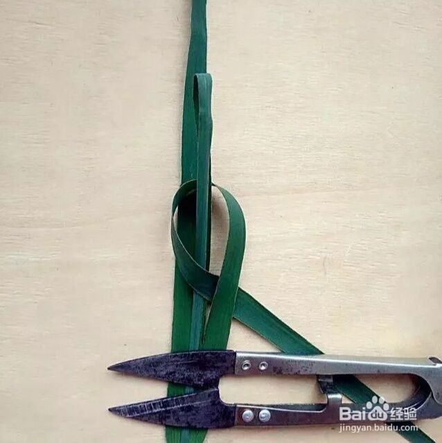 芦苇叶手工编花教程