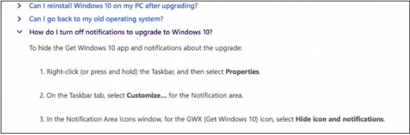 如何从系统中阻止windows10升级通知
