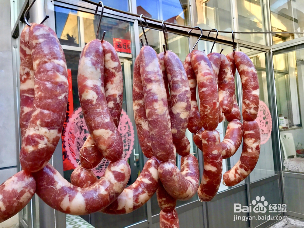 美味可口的香肠