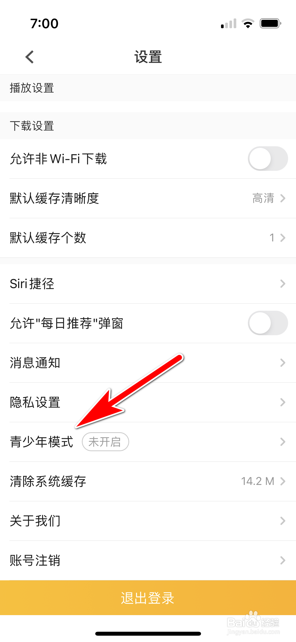 PP视频怎么开启青少年模式
