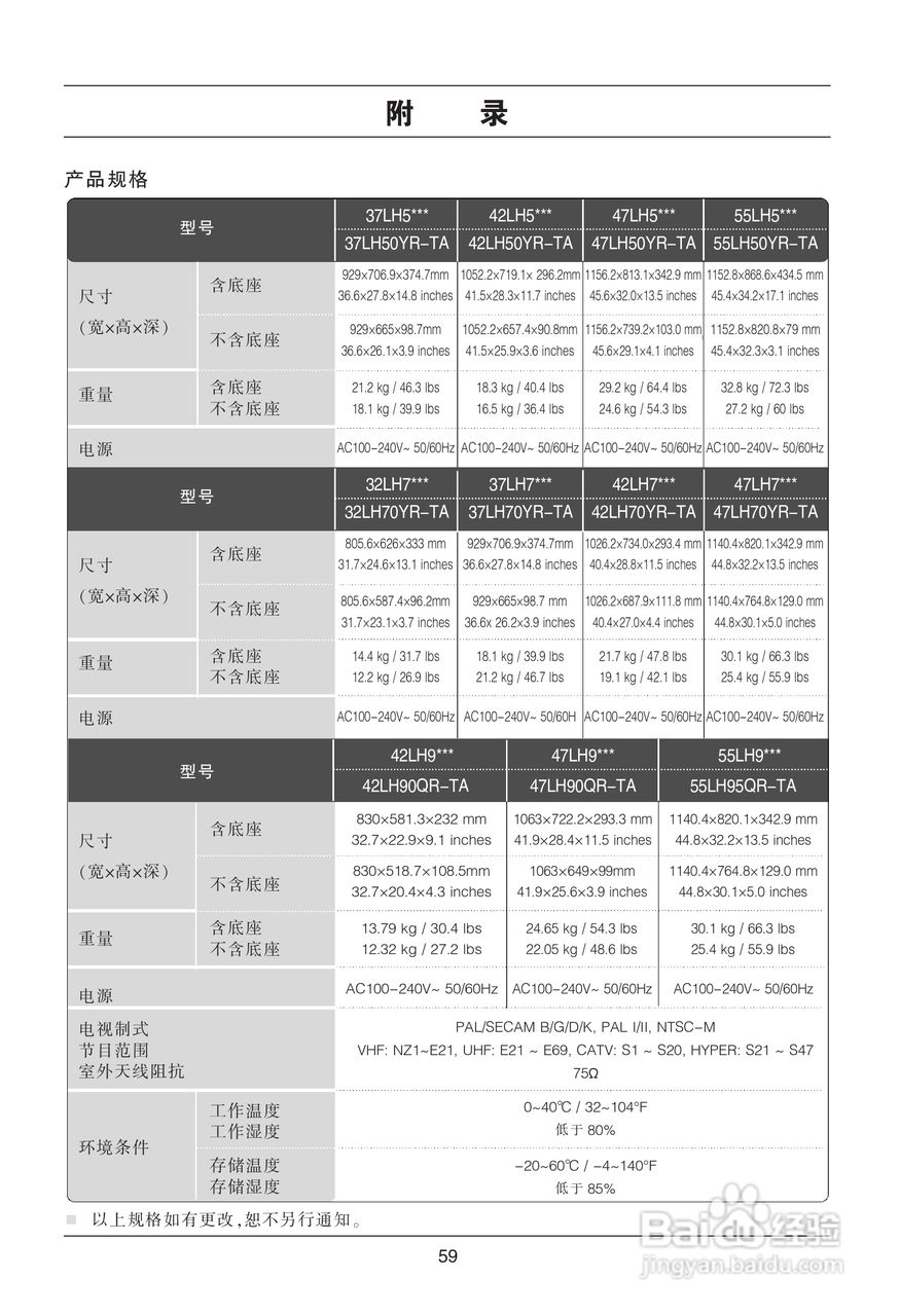 LG 42LH30FR液晶彩电使用说明书:[7]