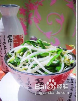韭菜炒豆芽做法