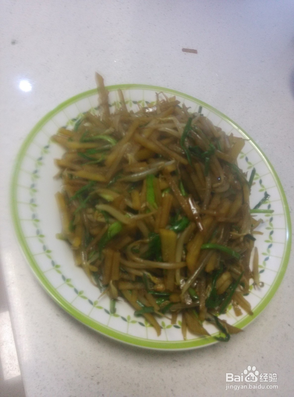 素炒土豆丝，豆芽的做法