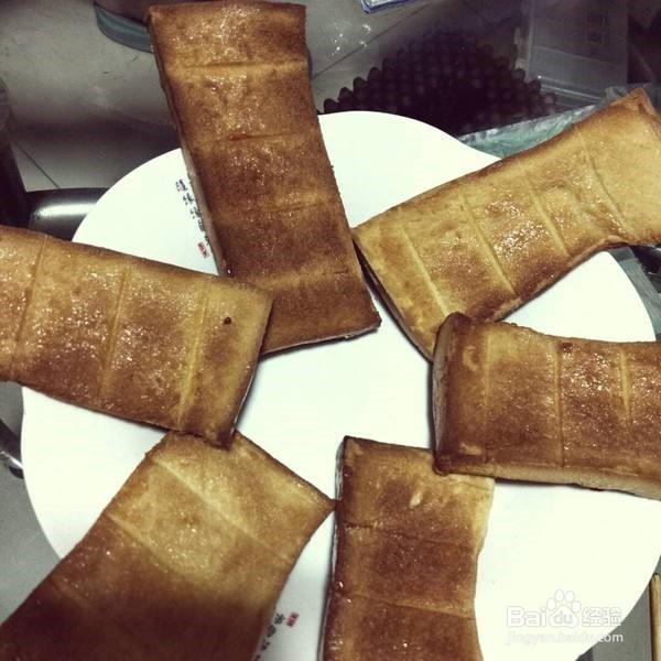 法式奶香面包片的做法大全