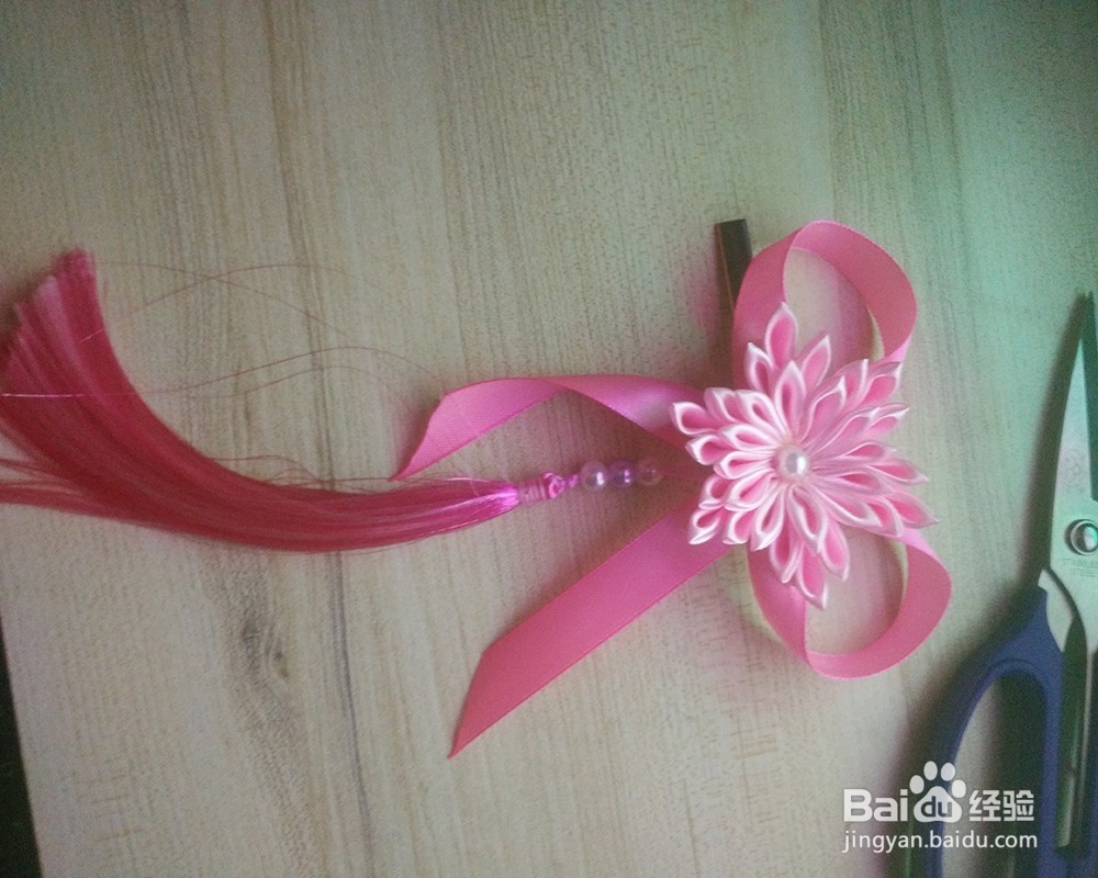 如何制作好看的冰霜花头花