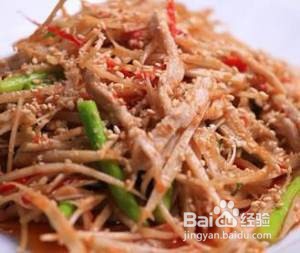 鱼香牛蒡丝的做法