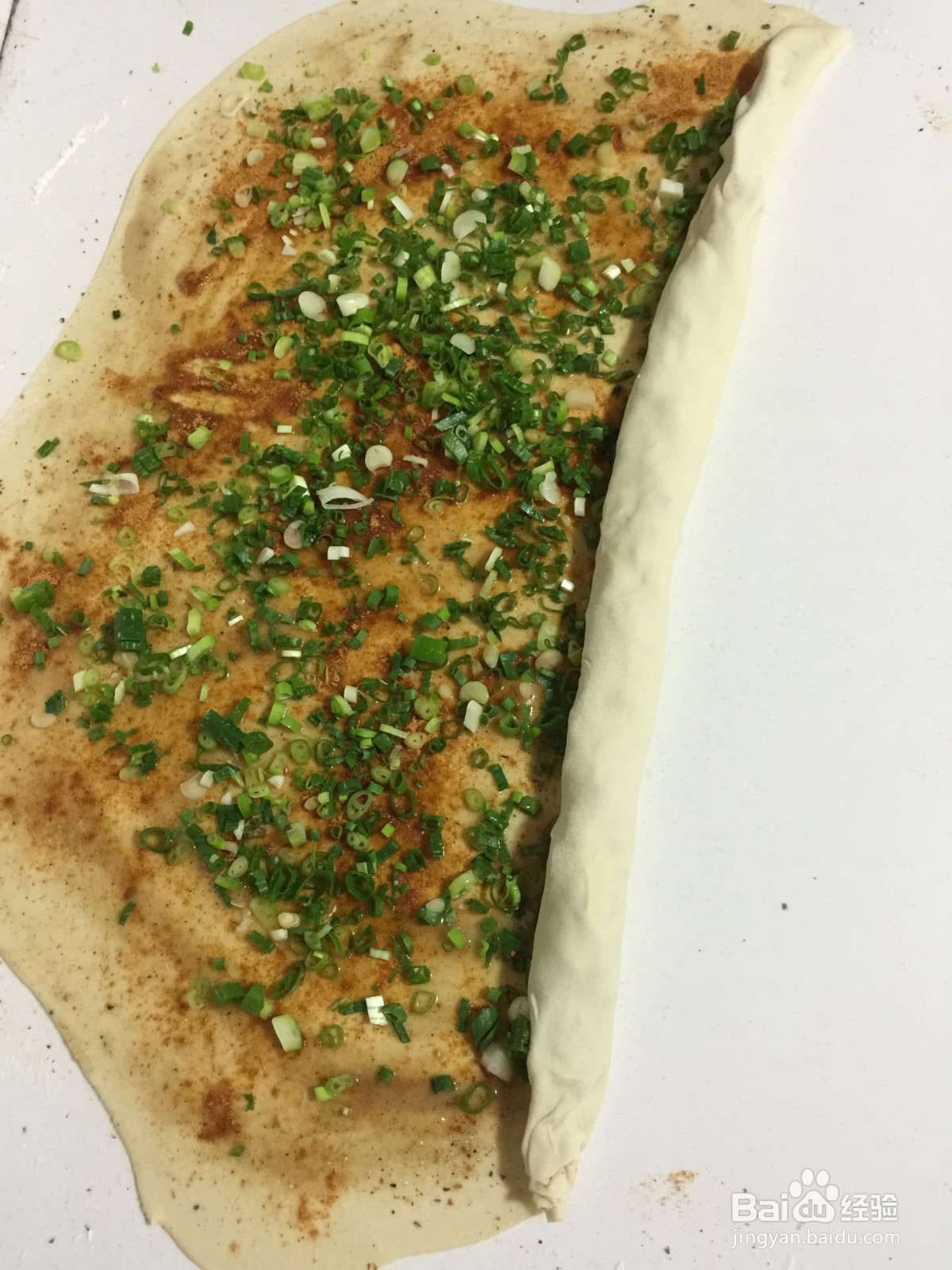 椒盐葱油饼的做法