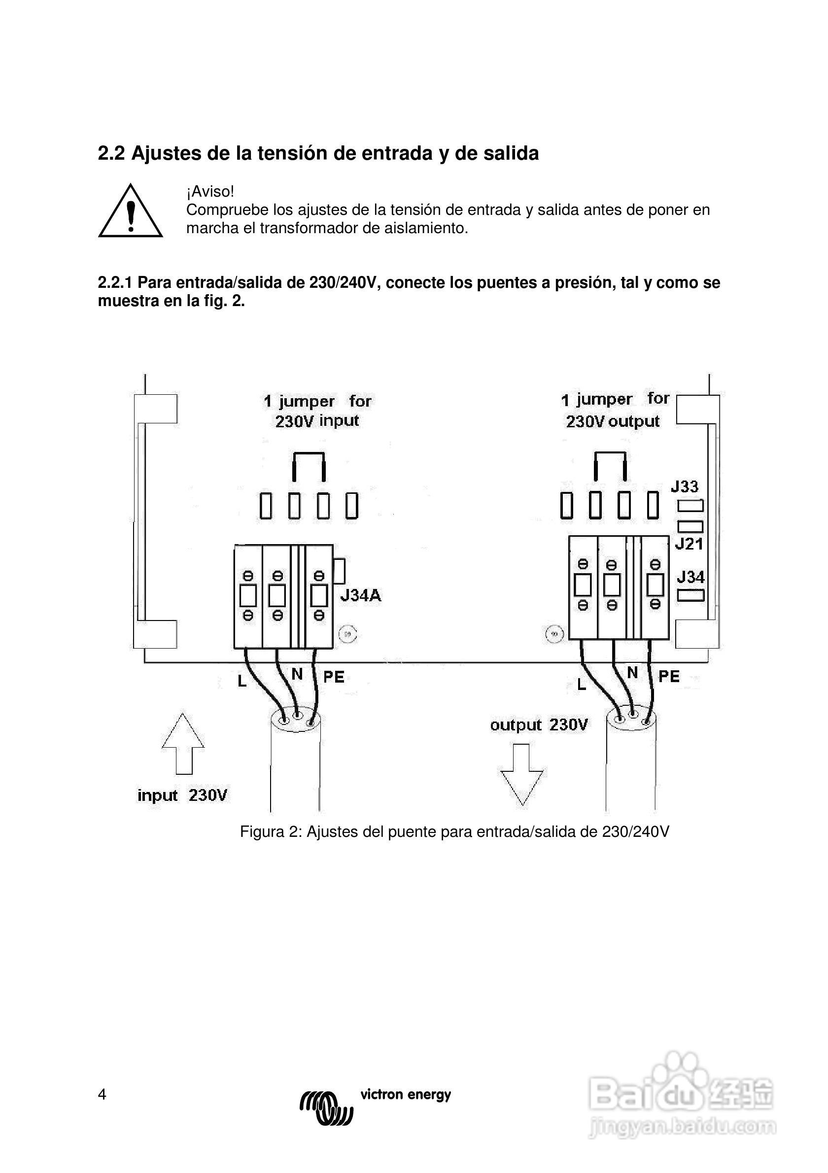 2000/3600 115/230V隔离变压器用户手册:[4]