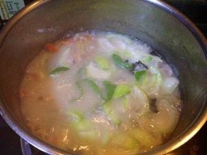 健康养生佳品竹笋海味咸粥的做法