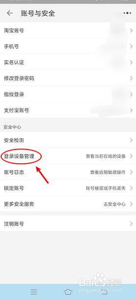 淘宝怎么查看账号登录过哪些手机设备