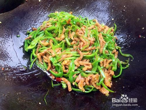 怎么炒青椒肉丝