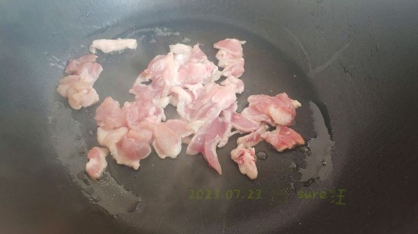 四味生炒苦瓜肉