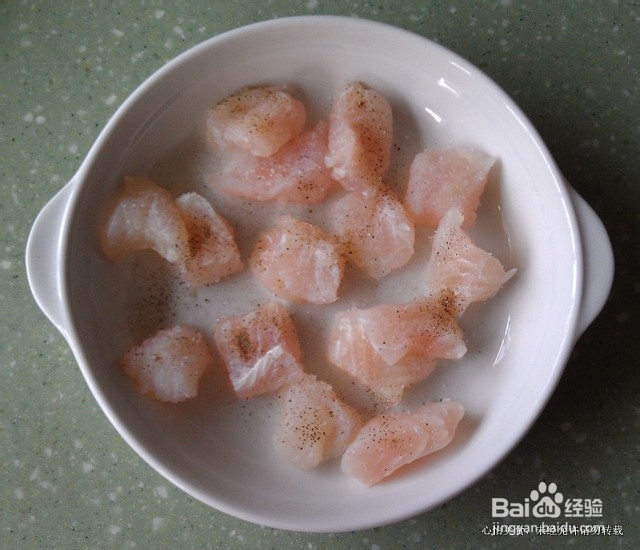 清新可口的龙利鱼沙拉