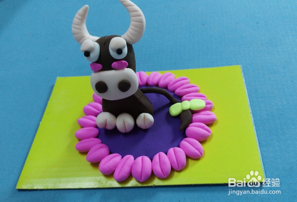 陶泥制作—勤劳的小牛