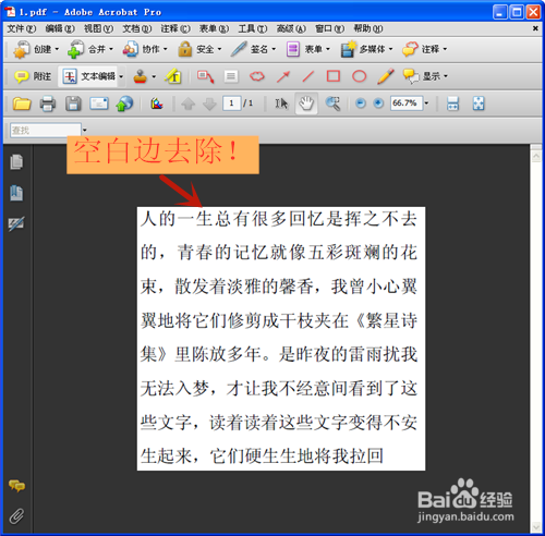 PDF文件如何裁剪页面？