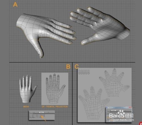 Cinema 4d如何实现渲染手部皮肤 百度经验