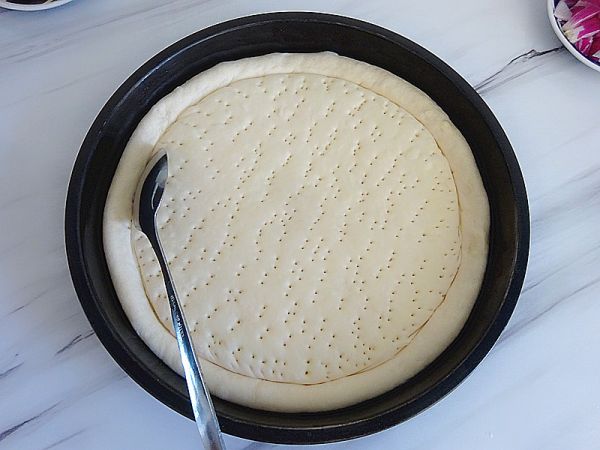 香甜清爽双拼水果披萨