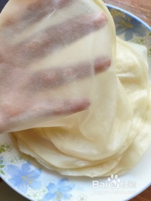 蒸春饼制作过程