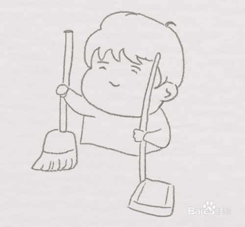 妈妈的好帮手简笔画