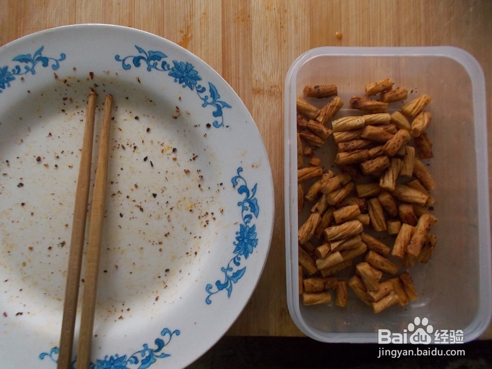 自制美味小零食,酥脆烤牛筋,非常简单~~·