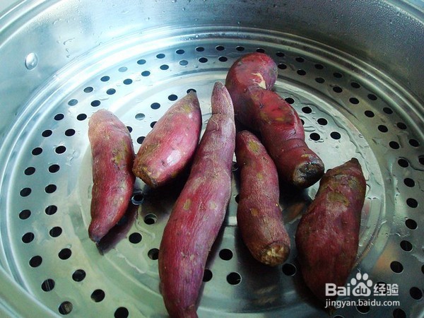 炸鸡蛋红薯丸子步骤