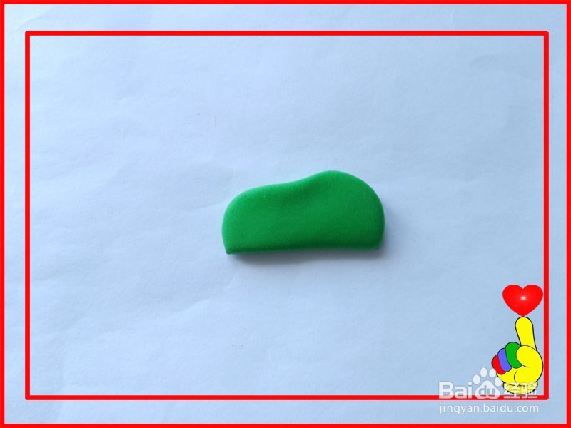 橡皮泥彩泥手工制作儿童梳子(小花)