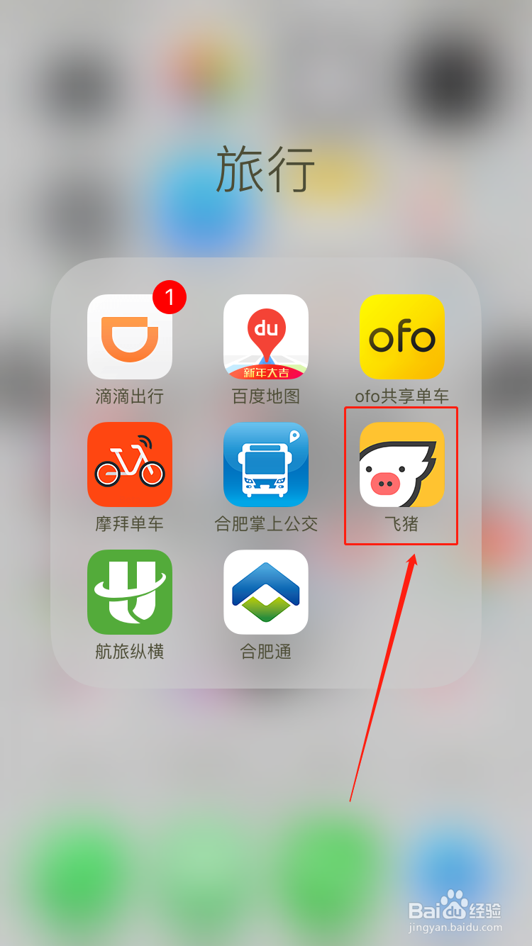 如何清除手机上飞猪APP的缓存