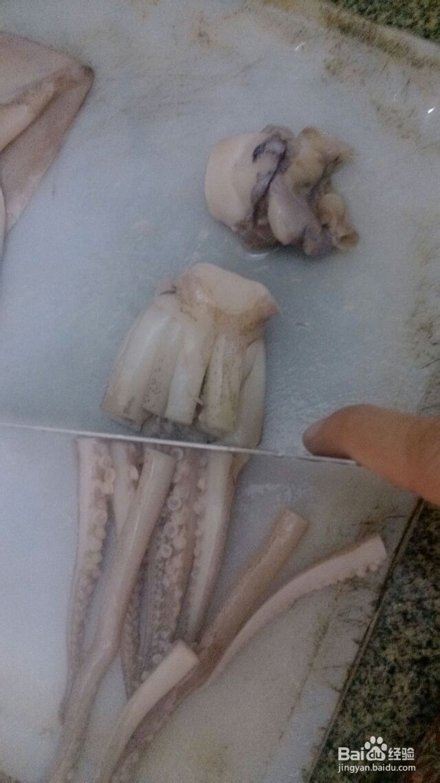 鱿鱼切花怎么做鱿鱼切花形技巧