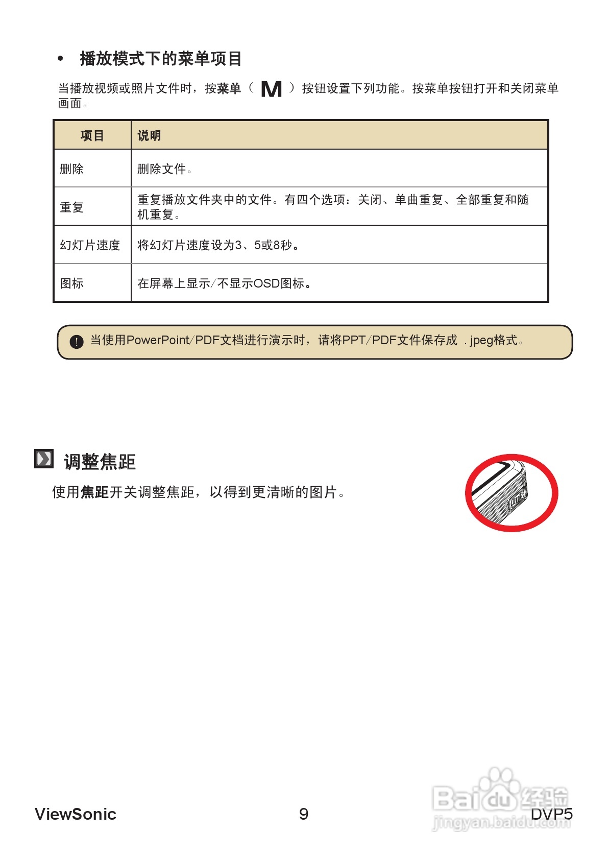 优派DVP5投影机使用说明书:[2]