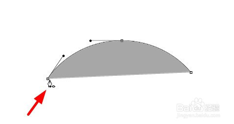 ps里小半圆封闭路径如何做