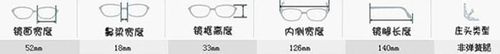 在网上配眼镜如何把握眼镜架的尺寸？