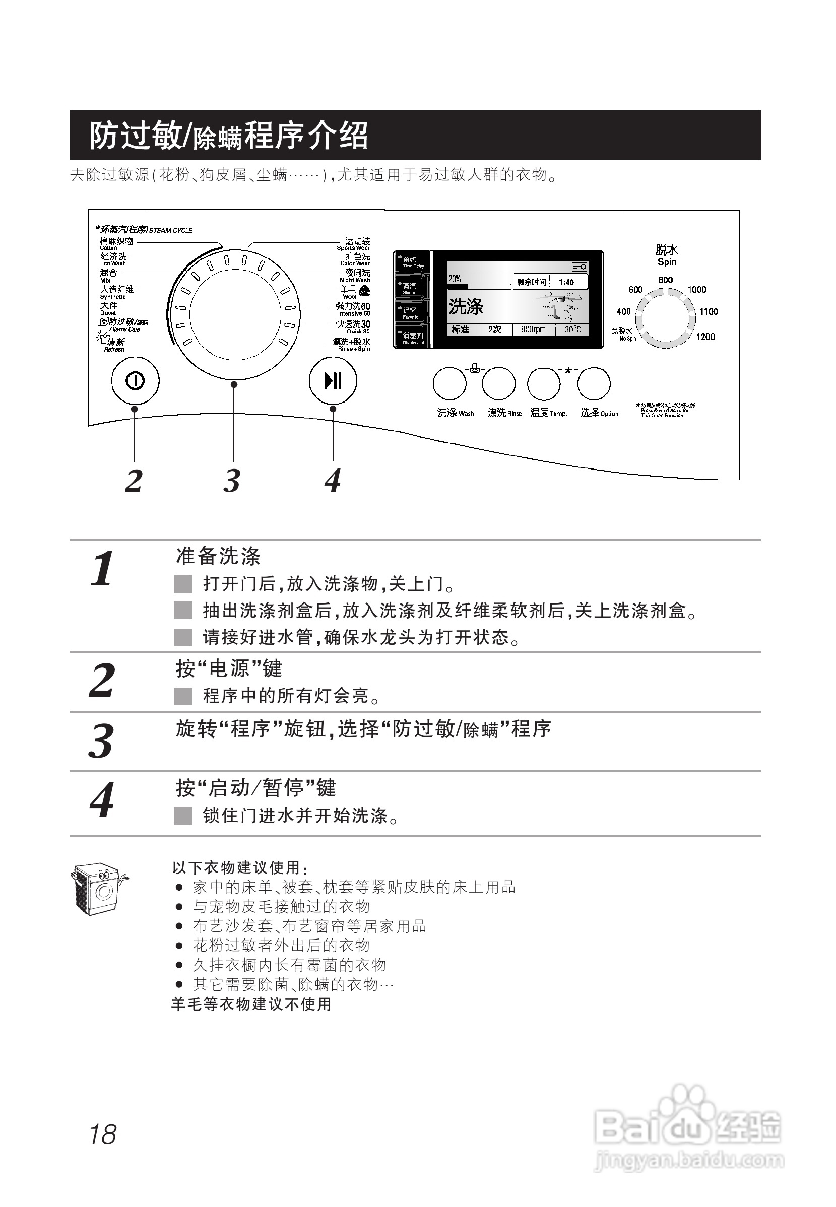 LG WD-N12355DS洗衣机使用说明书:[2]