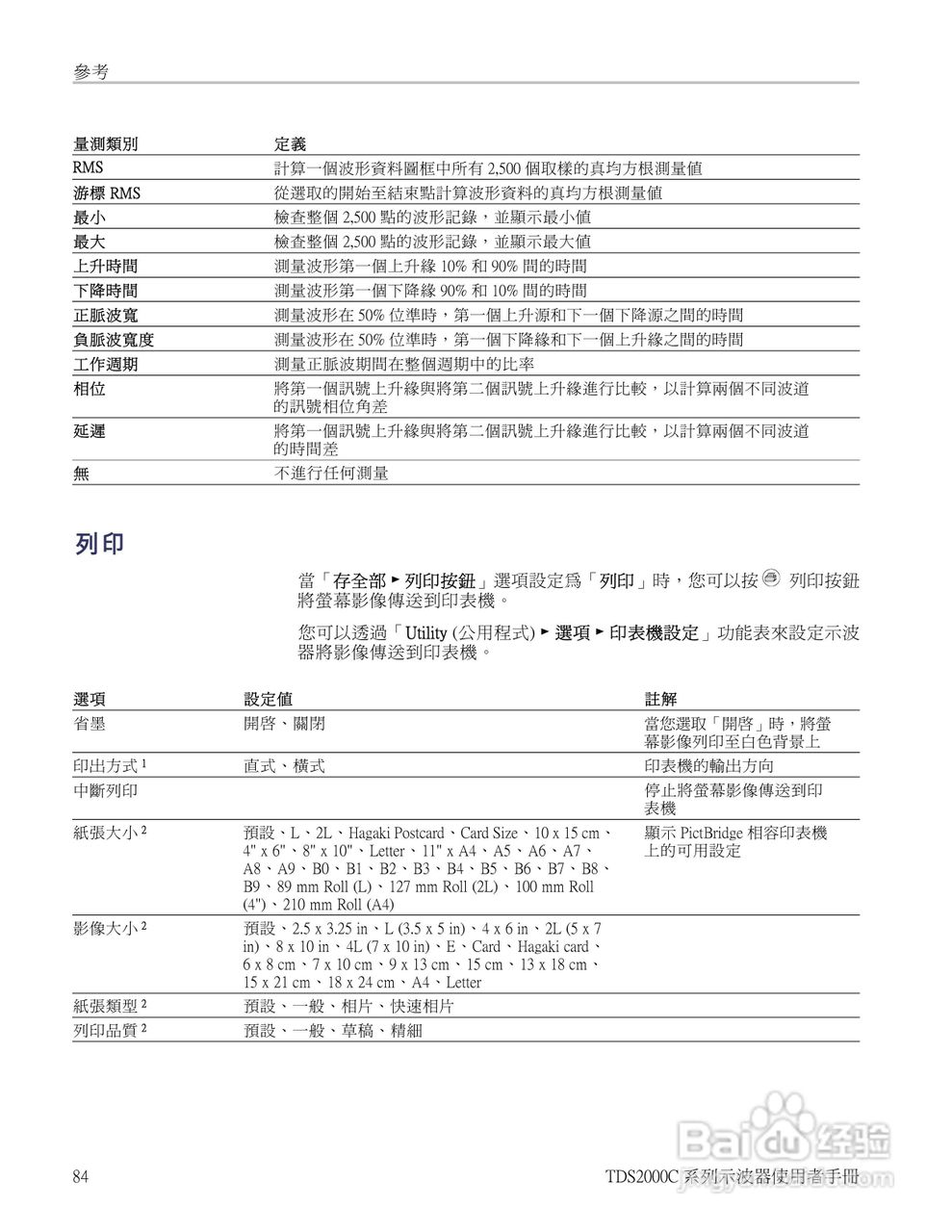 Tektronix TDS2000C系列数位储存示波器说明书:[11]