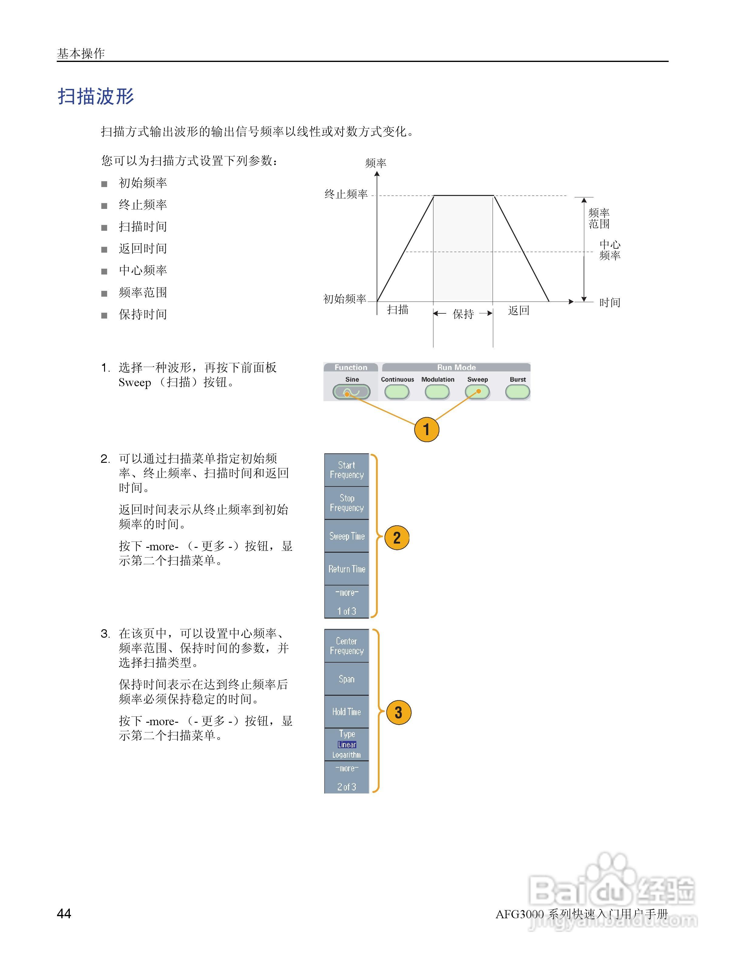 泰克AFG3252任意波形/函数发生器用户手册:[6]
