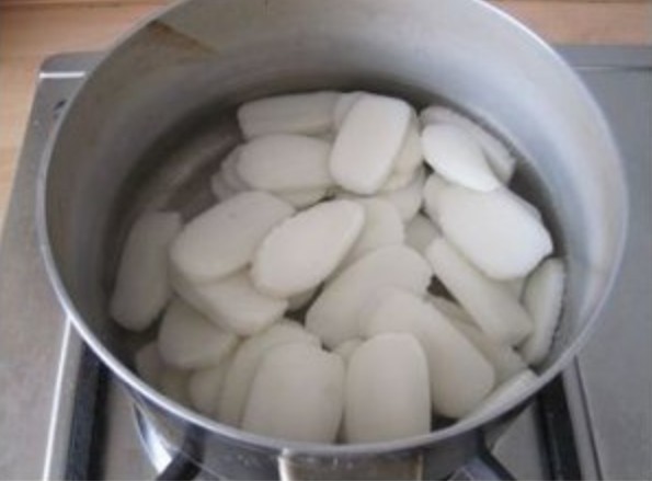 姜葱青蟹炒年糕