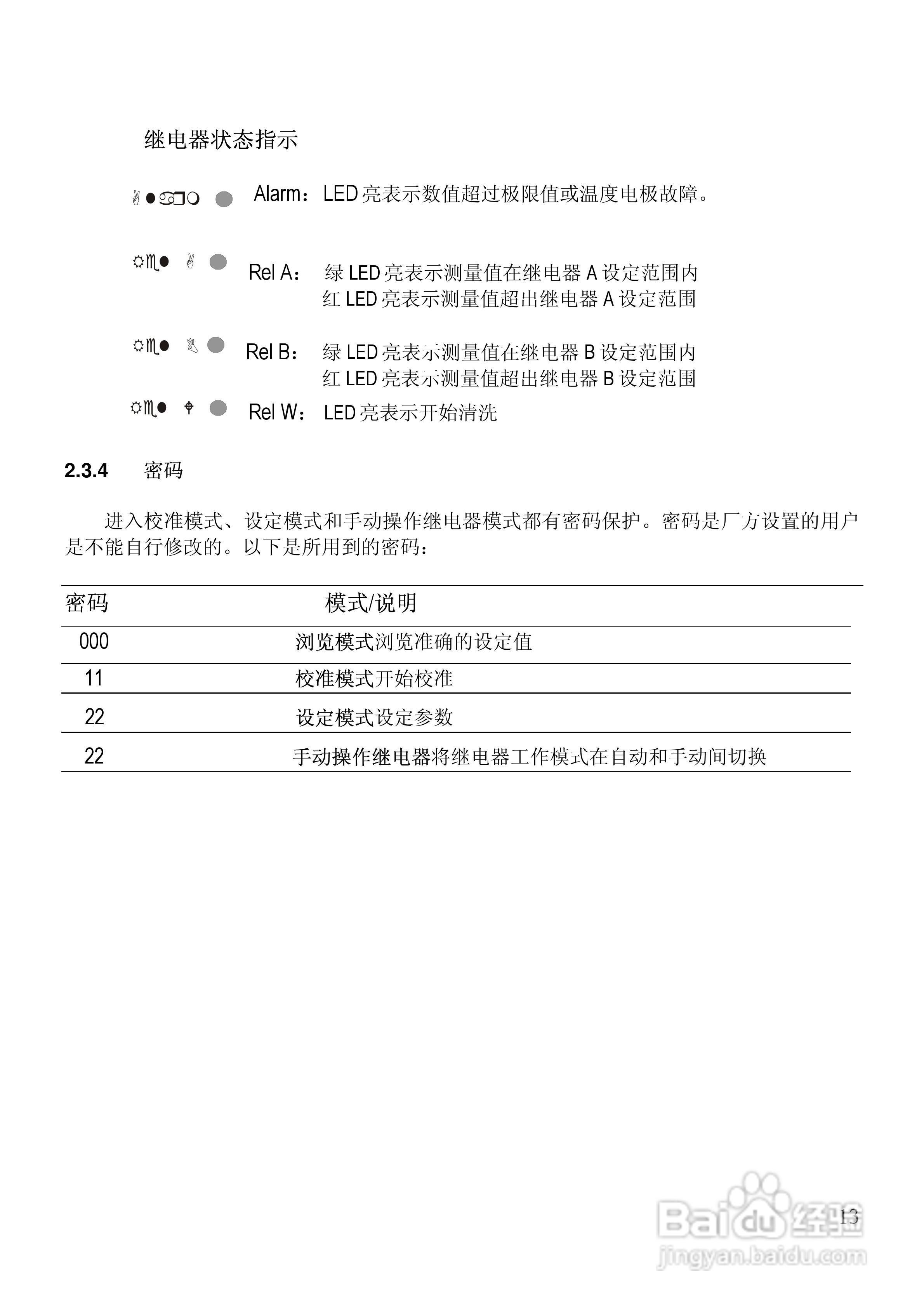 αlpha-pH2000 pH/ORP 控制器/变送器使用说明书:[2]