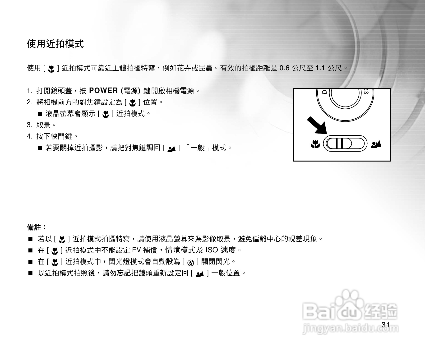 威达ViviCam 3815数码相机使用说明书:[4]