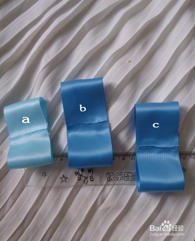 手工发饰蝴蝶结基础三