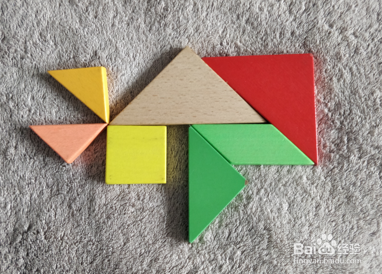 非洲草原上的角马用七巧板怎么拼？