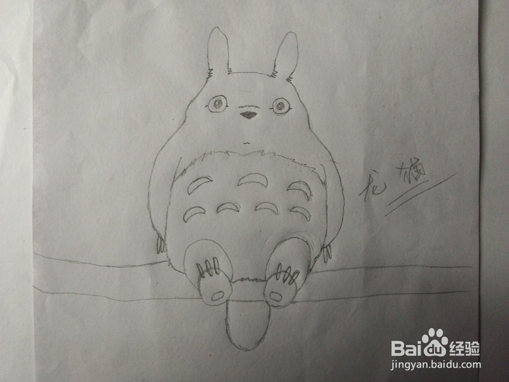 简笔画——怎么画龙猫
