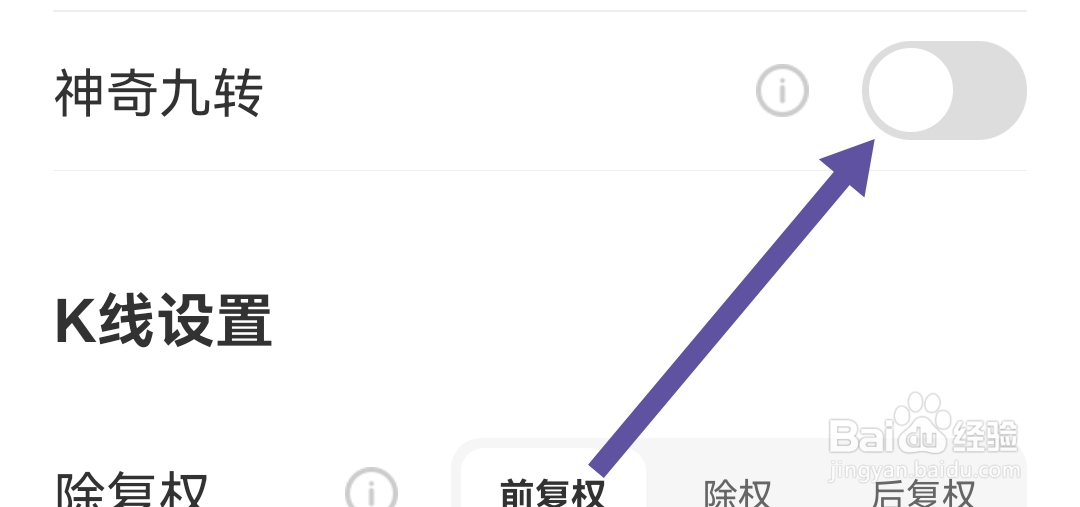 同花顺软件我们如何关闭神奇九转