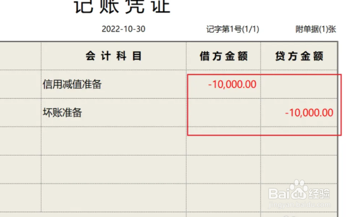 坏账处理的会计分录