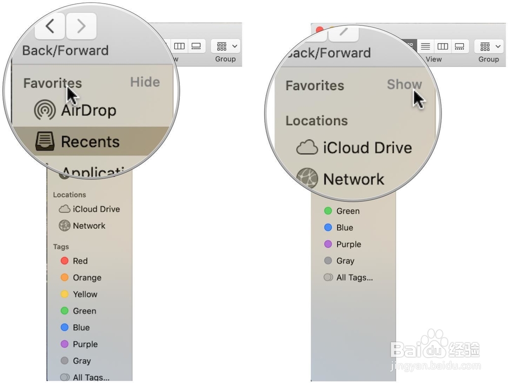 如何在Mac上自定义Finder Windows