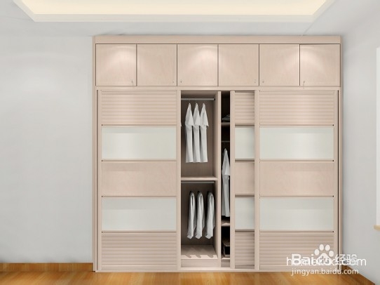 嵌入式衣柜效果图(节省空间更实用)