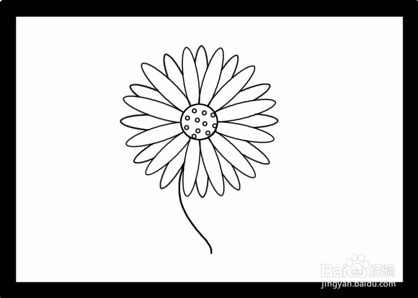 花朵简笔画（彩色）