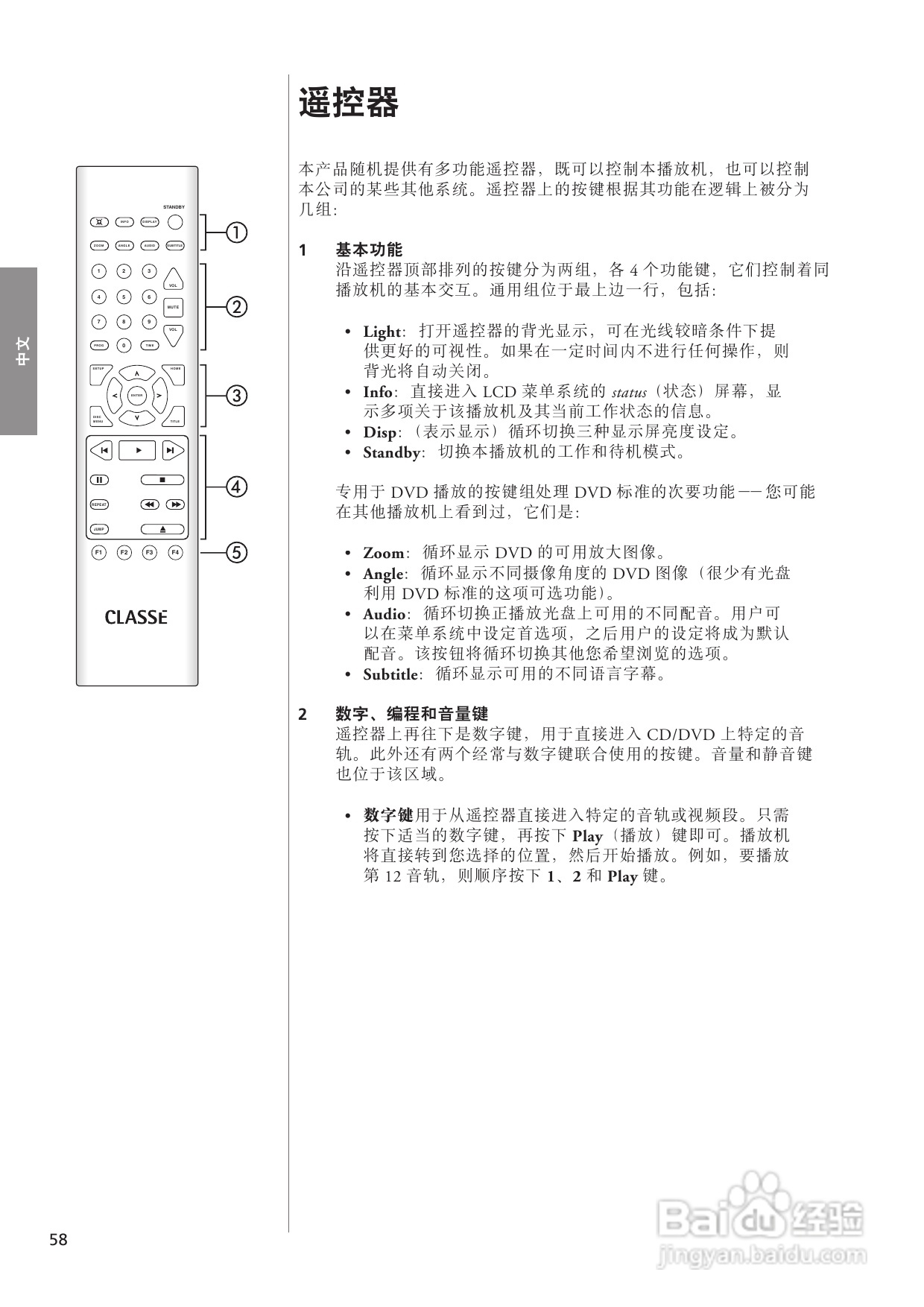 CLASSE CDP-102光盘播放机用户手册:[3]