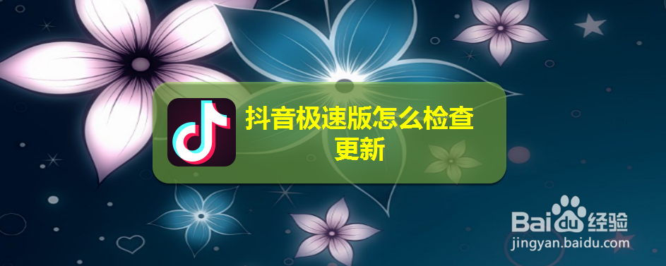 抖音极速版怎么检查更新