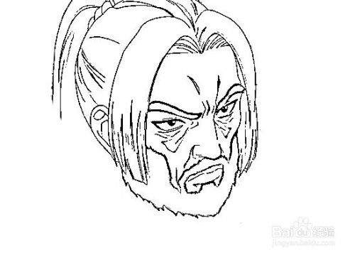 简笔画-如何画q版人物石纪元黑曜的简笔画