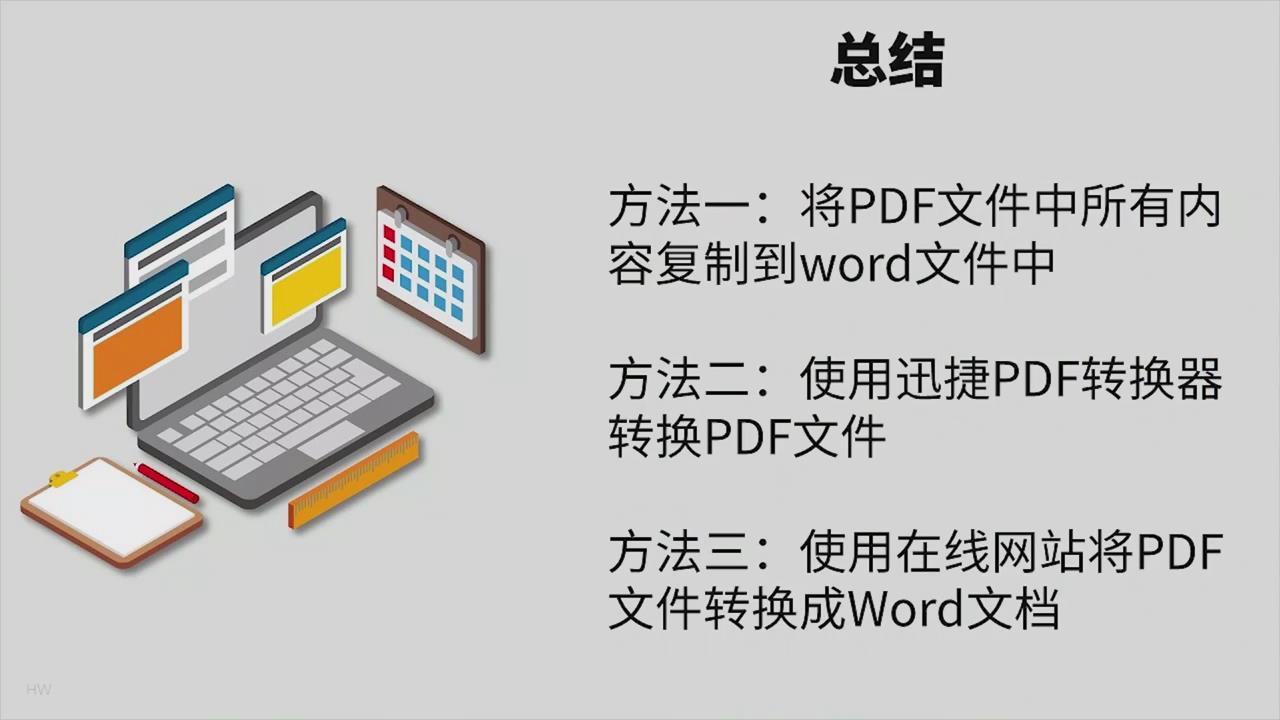 如何将PDF转换成Word